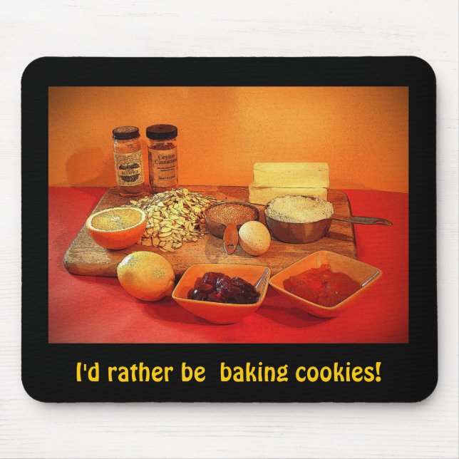 Baking Cookies Mouse Pad (Front)