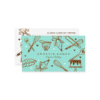 Baking & Cooking Utensil Woodgrain Texture & Blue