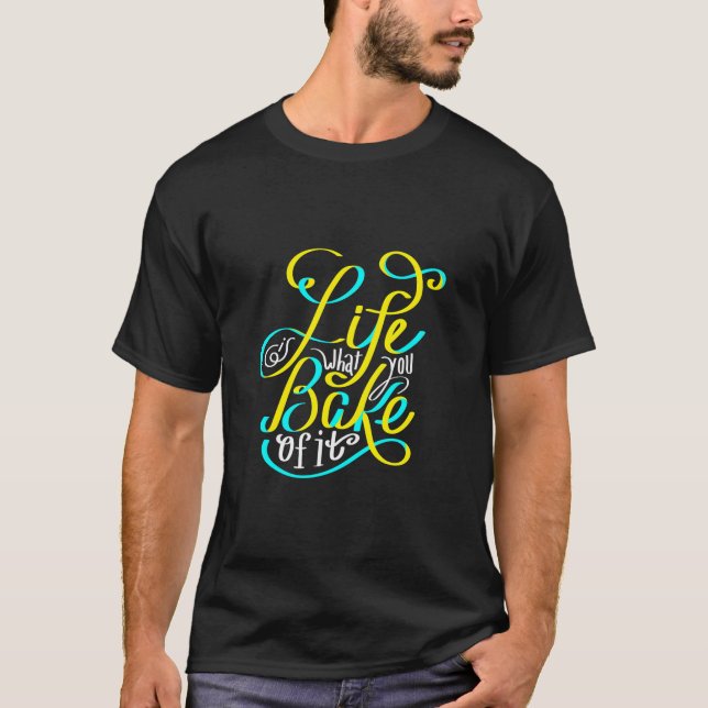 Baking Cupcake Baker Chef Cooking Mum Lady T-Shirt (Front)