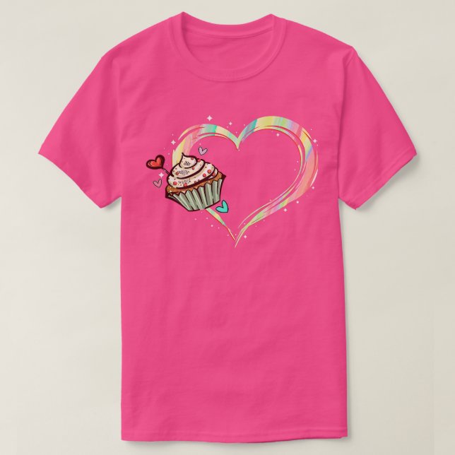 baking cupcake cute bakery muffin baking cooking f T-Shirt (Design Front)