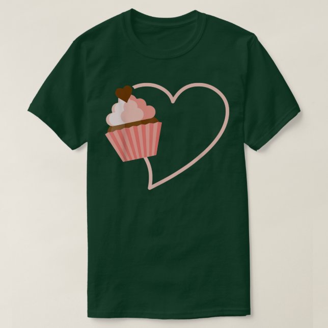 baking cupcake cute bakery muffin baking cooking f T-Shirt (Design Front)