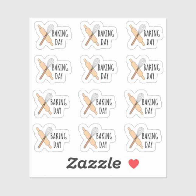 Baking Day Kitchen Cooking Calendar Planner (Sheet)