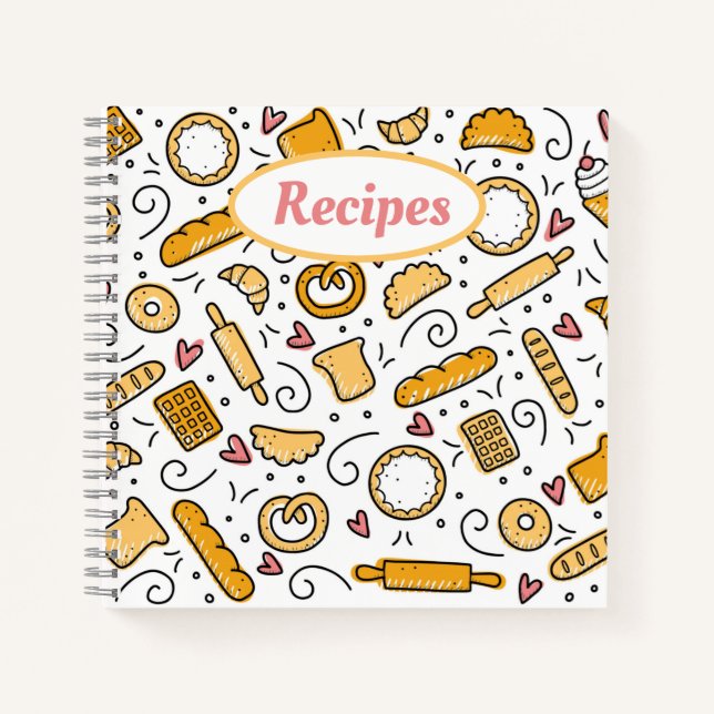 Baking Elements Recipe Notebooks (Front)