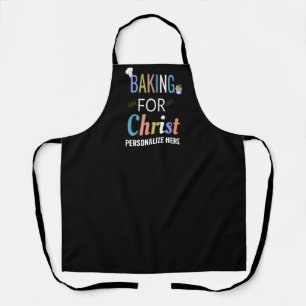Baking for Christ Personalised Bakers Apron