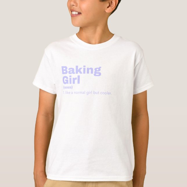Baking Girl - Baking T-Shirt (Front)