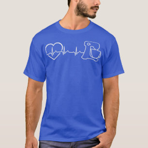 Baking Heartbeat - Funny Pastry Baker - Baking Gif T-Shirt