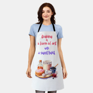 Baking Is A Form of Art Apron