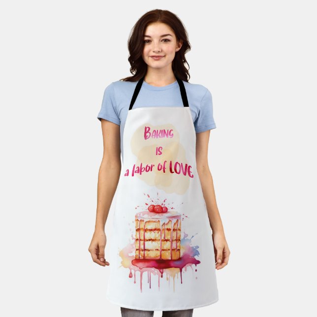 Baking Is A Labour of Love Apron (Worn)