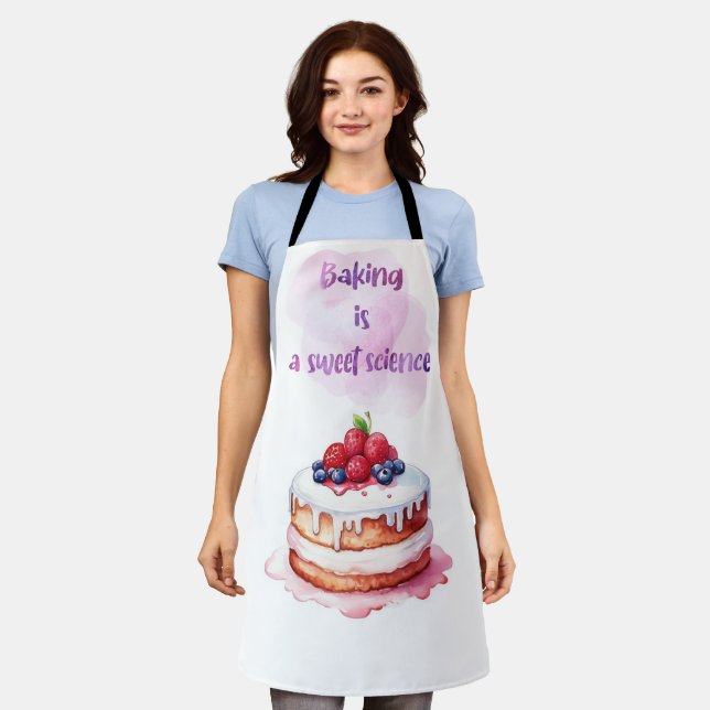 Baking Is A Sweet Science Apron (Worn)