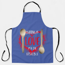 Baking is Love Made Visible - Blue