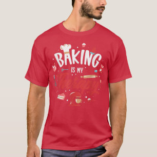 Baking Is My Therapy 486 T-Shirt