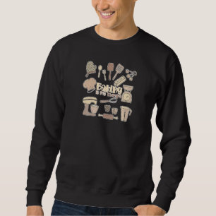 Baking Is My Therapy - Funny Baker, Cook, Chef, Pa Sweatshirt
