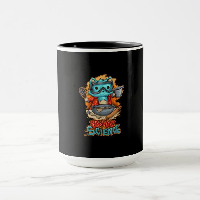 Baking Is Science Cute Baker Gift Bake Cooking Mug (Center)