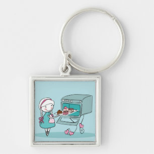 Baking Key Ring