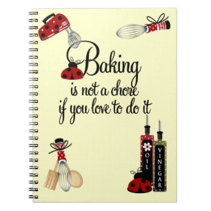 Baking Lady Bug Notebook