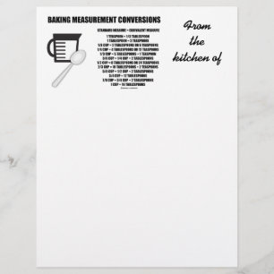 Baking Measurement Conversions (Measure)