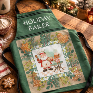 Baking Memories with Chef Santa Christmas Apron