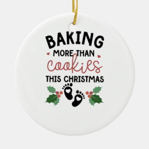 Baking More Than Cookies This Christmas Pregnancy Ceramic Tree Decoration
