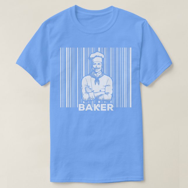 Baking Muffins Cookie Cakes Pastries  Barcode Bake T-Shirt (Design Front)