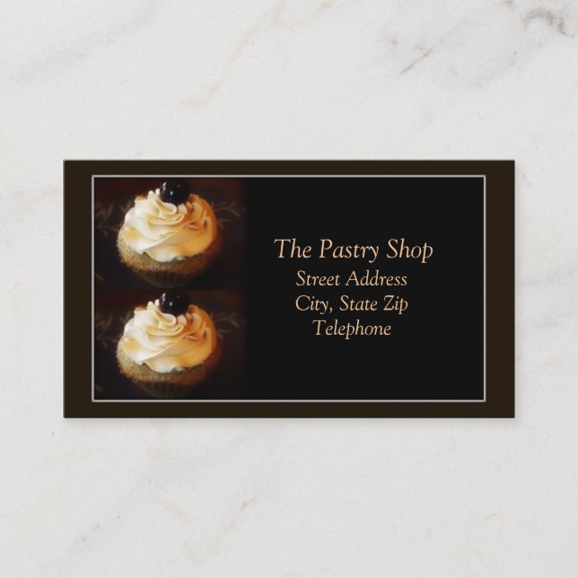 Baking/Pastry Shop Business Cards (Front)