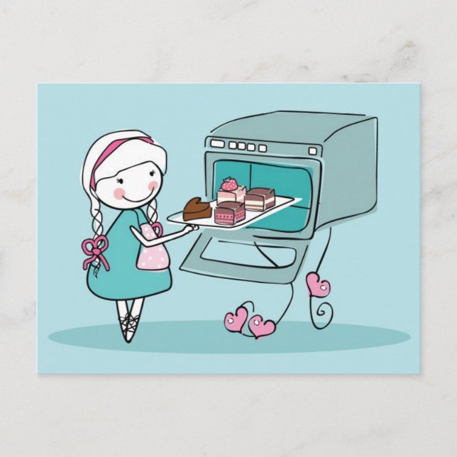 Baking Postcard (Front)