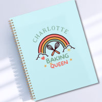 Baking Queen or King- Rainbow- Custom
