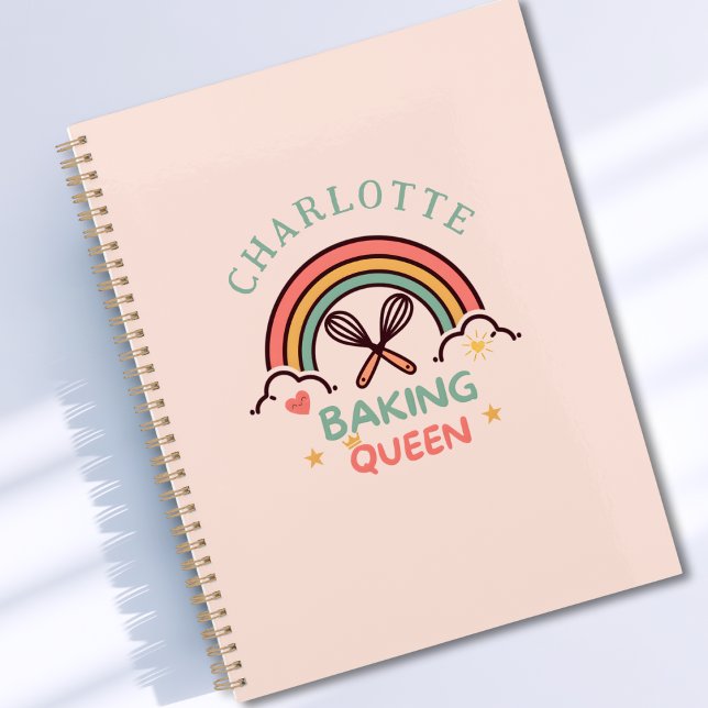 Baking Queen or King- Rainbow- Custom Planner (Baking Queen or King- Rainbow- Custom Planner)