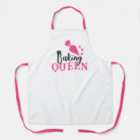 Baking Queen Pastry Chef Cute Pink Piping Bag