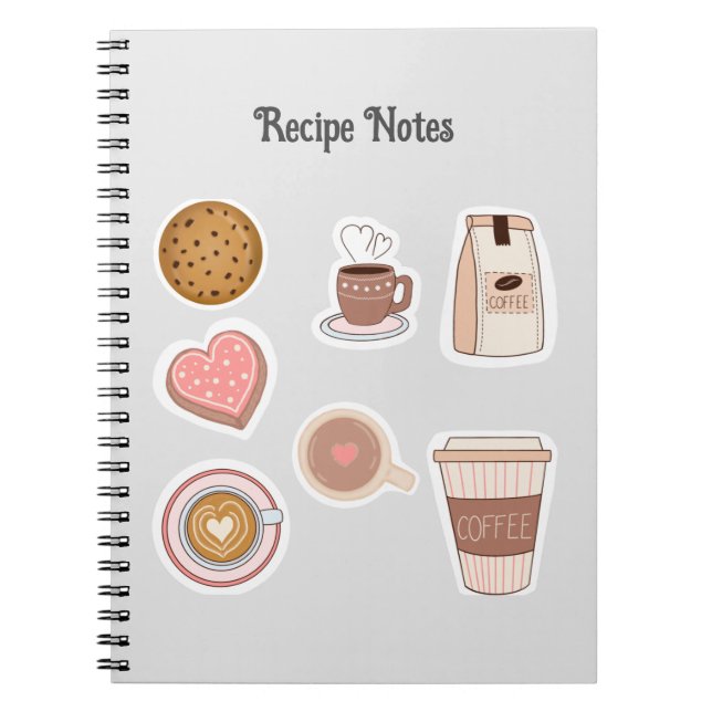 Baking recipe custom notebook (Front)