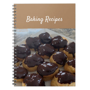 Baking Recipes Cream Puffs Notebook