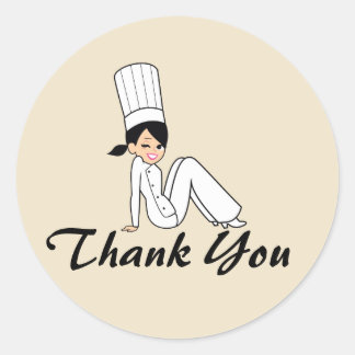 Baking Sale Thank You Sticker Label with Artwork