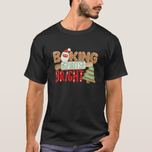 Baking Spirit Bright Doughnut Christmas Tree Xmas T-Shirt