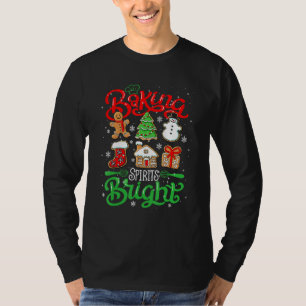 Baking Spirit Bright Doughnut Christmas Tree Xmas T-Shirt