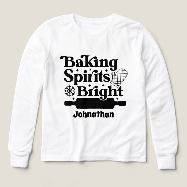Baking Spirits bright add name (Design Front)