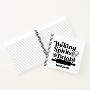Baking Spirits bright add your own recipe kids Notebook