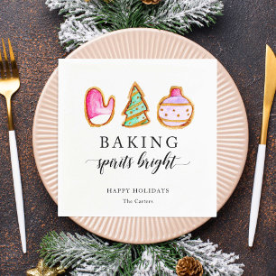 Baking Spirits Bright Baking Party Simple  Napkin