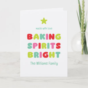 Baking Spirits Bright Card