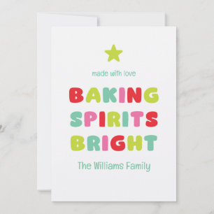 Baking Spirits Bright Card