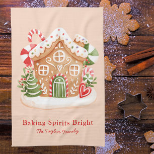 Baking Spirits Bright Christmas Baking Tea Towel