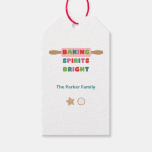Baking Spirits Bright Christmas Gift Tags
