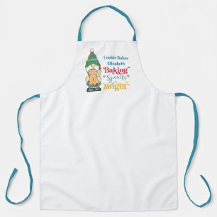 Baking Spirits Bright Christmas Holiday Apron