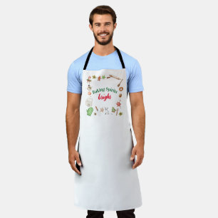 Baking Spirits Bright Christmas Holiday Apron