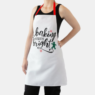 Baking Spirits Bright   Christmas Holiday Fun Apron