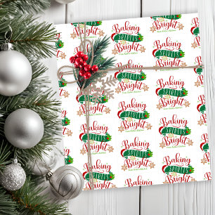 Baking Spirits Bright Christmas Holiday Tissue Paper