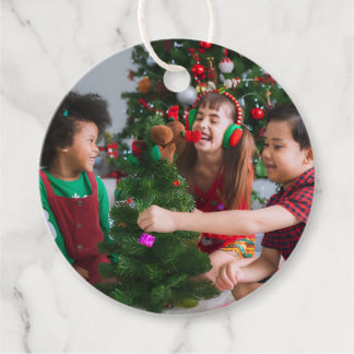 Baking Spirits Bright Christmas Treats Tag Design