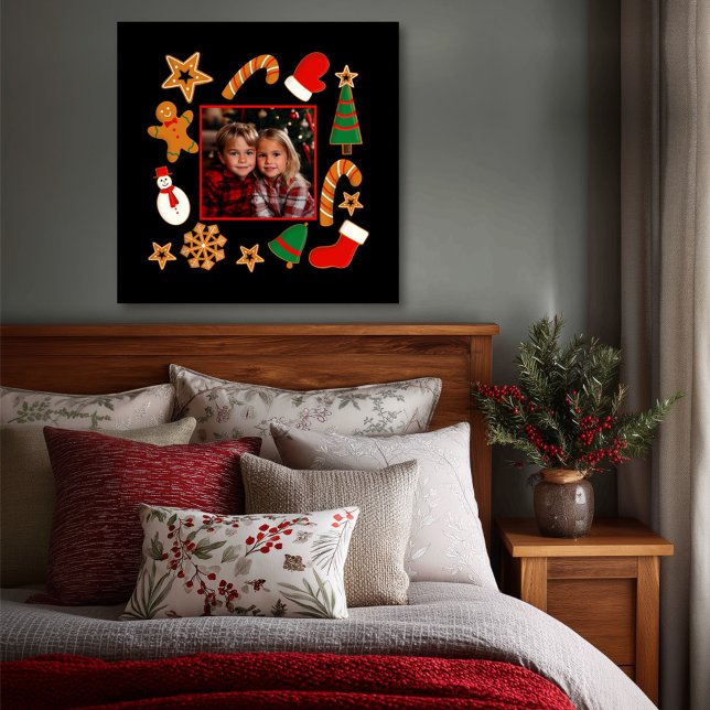 Baking Spirits Bright Cookie Custom Photo Canvas Print (Creator Uploaded)