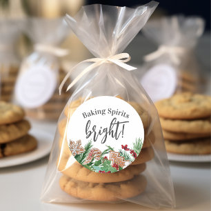 Baking Spirits Bright Cookie Exchange Classic Round Sticker