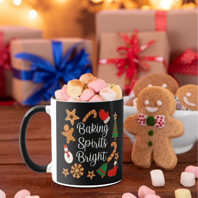 Baking Spirits Bright Gingerbread Christmas Cookie Mug (Creator Uploaded)