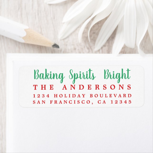 Baking Spirits Bright Holiday Label (Insitu)