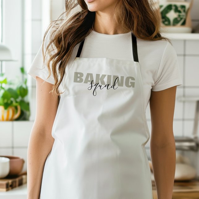 Baking Squad Simple Text Matching Group Apron (Creator Uploaded)
